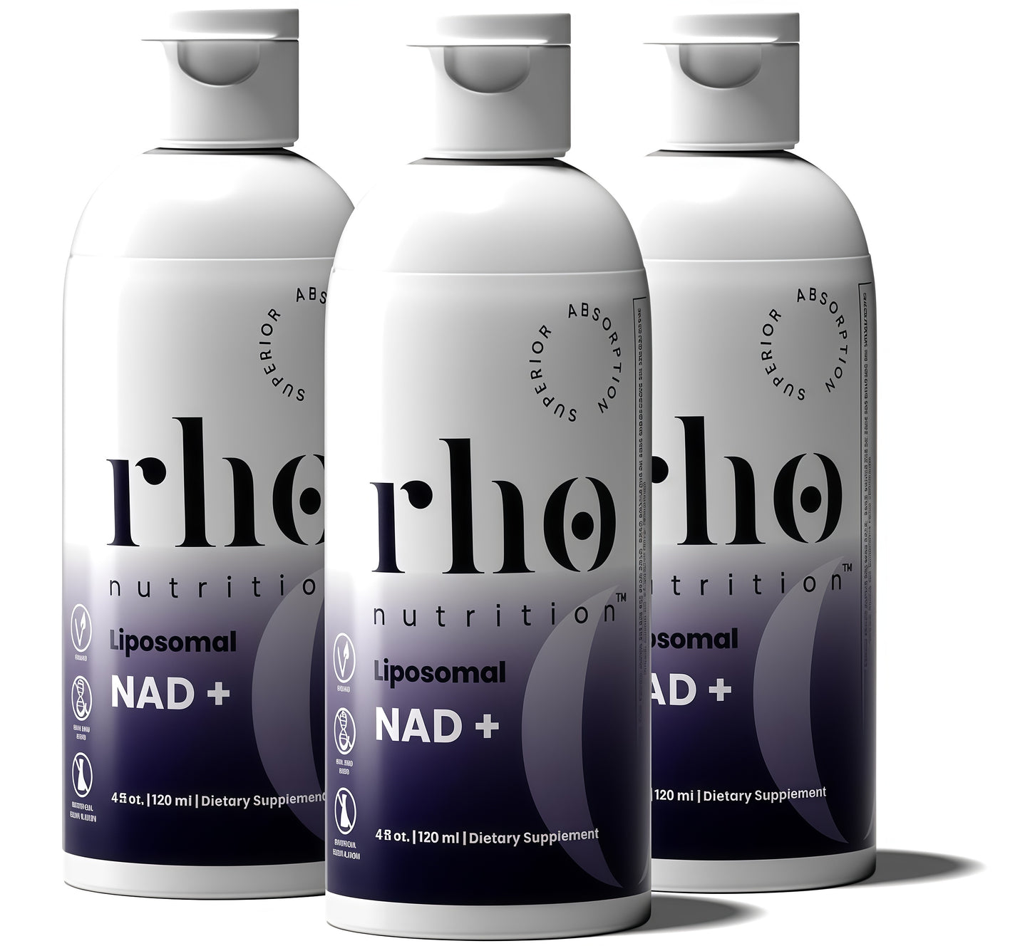 Rho Nutrition Liposomal NAD+-LiquidSupplement Designed to Help SupportAbsorption-Active Form of NAD+Helps Support Normal Cellular Health,Healthy Aging, Energy Metabolism andOverall Vitality